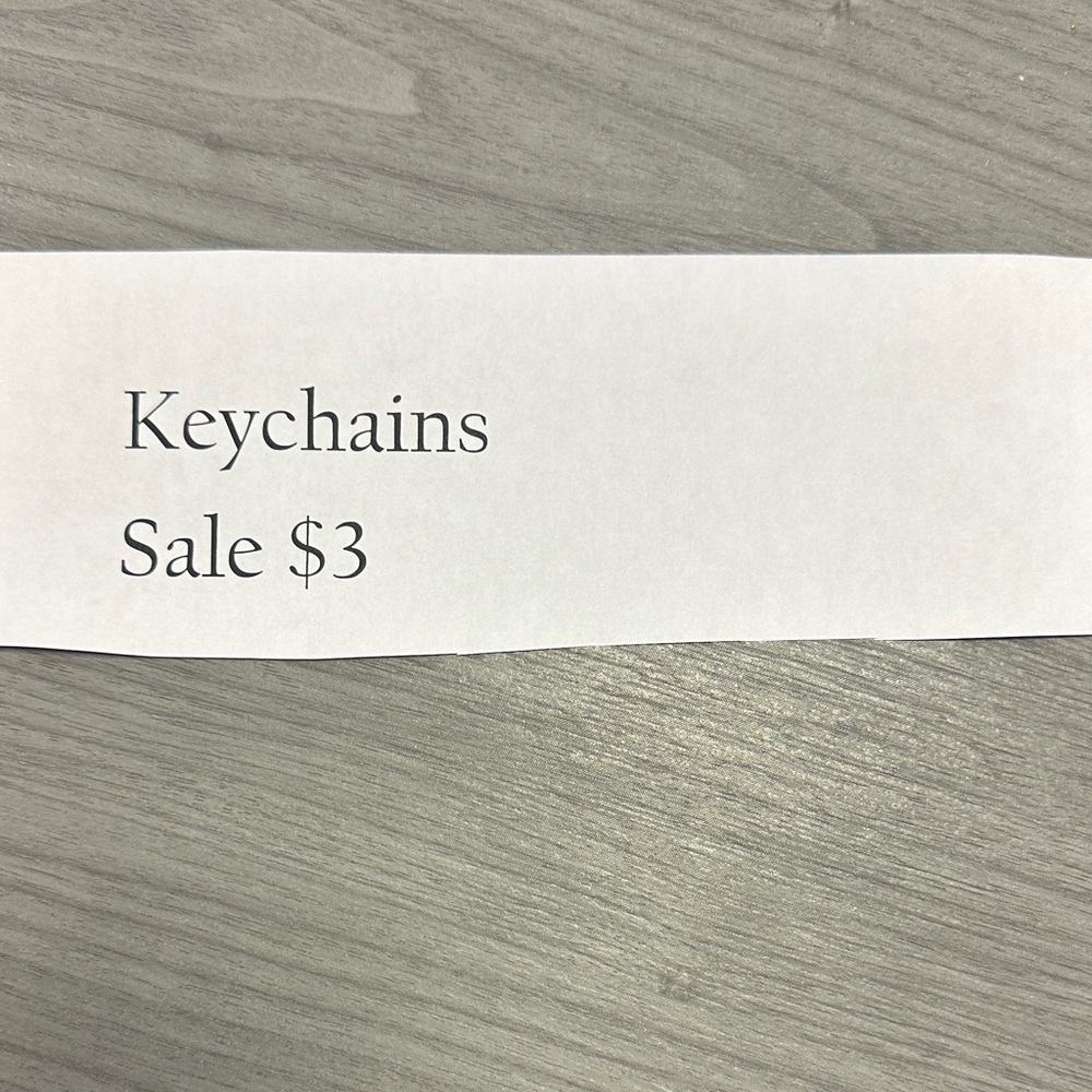 Keychains Sale $3